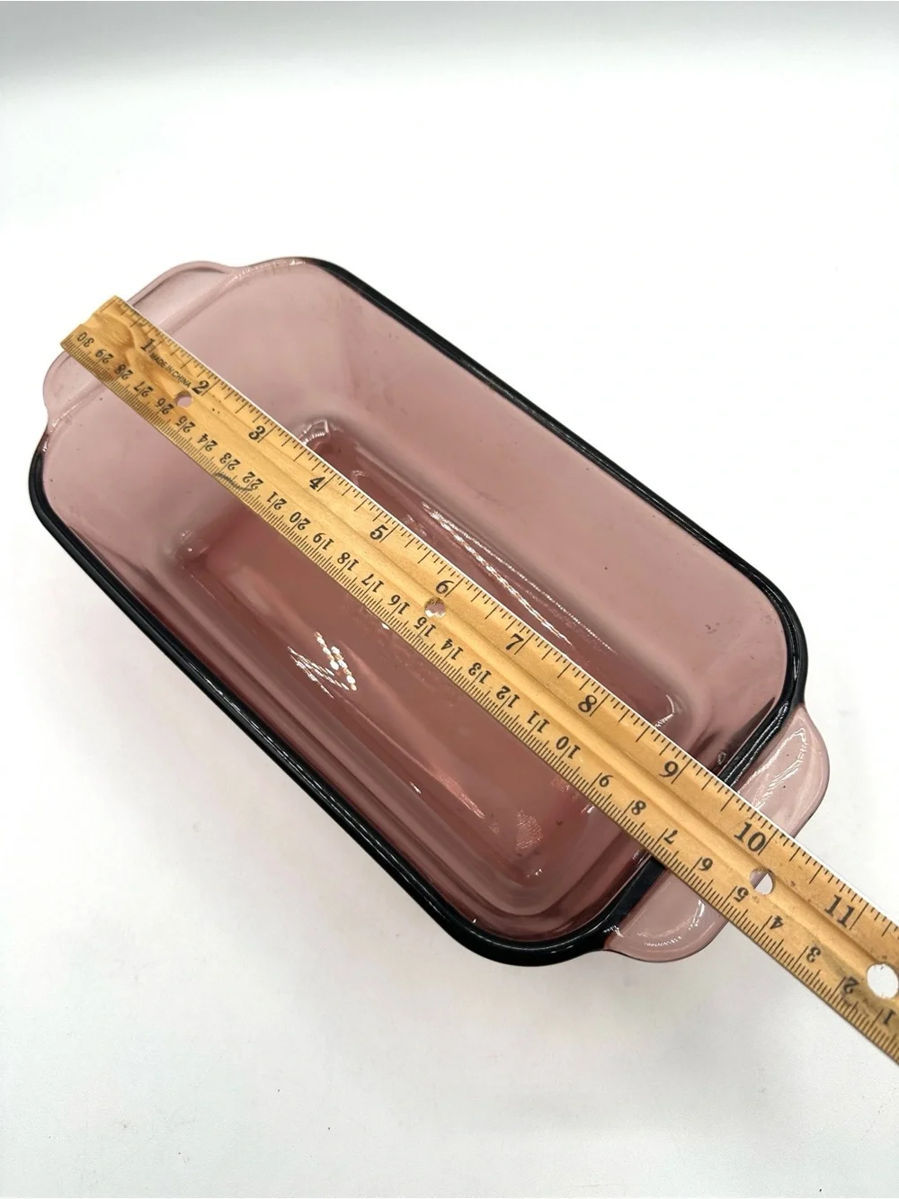 Pyrex Cranberry Loaf Pan #213-R - Picture 6 of 11